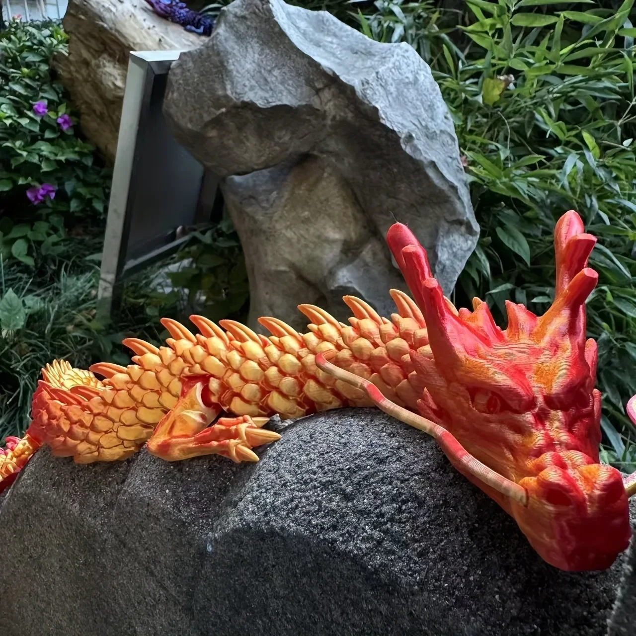 3D Printing Dragon - تمثال تنين صيني ثلاثي الأبعاد بطول