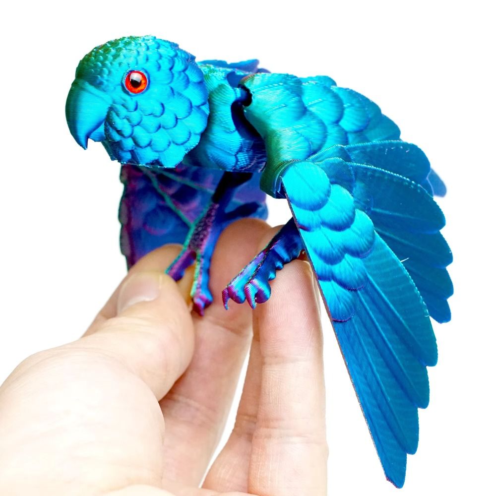 3D Printing Yourself - محاكاة العين 3D المطبوعة الببغاء نموذج