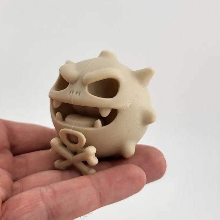 3D Printing Yourself - نموذج مجسم لعظام بوكيمون مطبوع ثلاثي