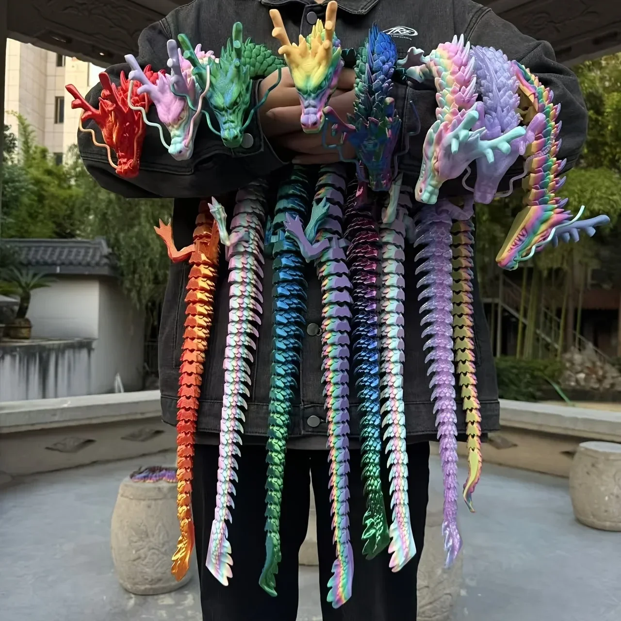تمثال تنين صيني ثلاثي الأبعاد  - مراجعة 3D Printing Dragon وسعره