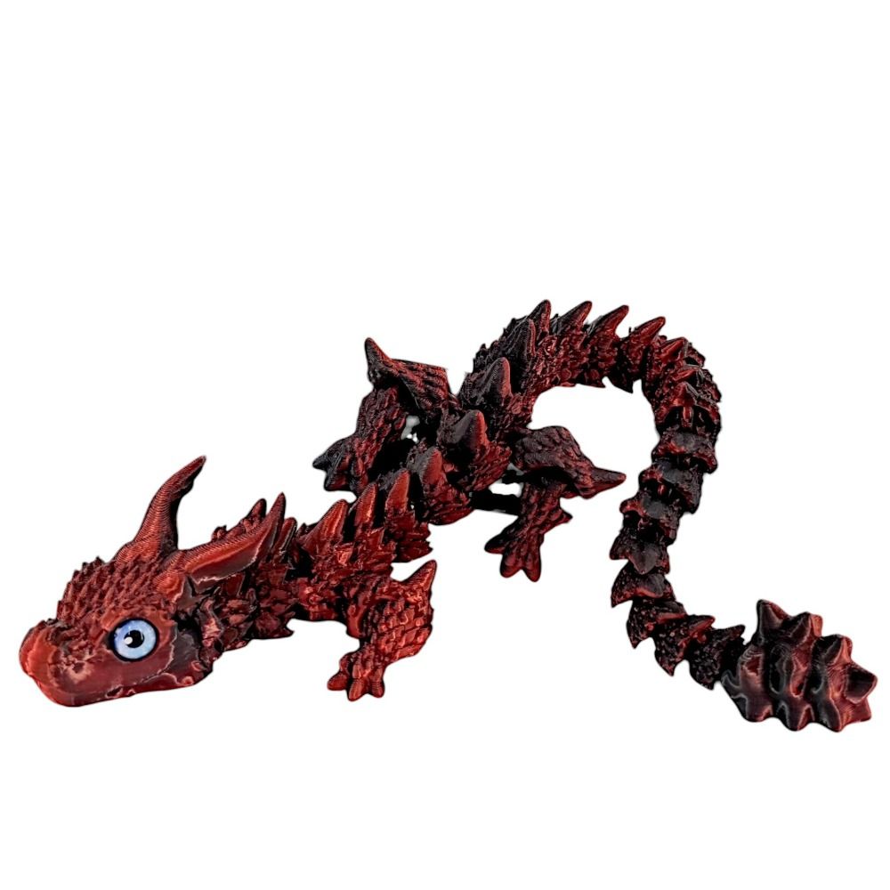عين محاكية مطبوعة بتقنية ثلاثي - مراجعة 3D Printing Dragon وسعره