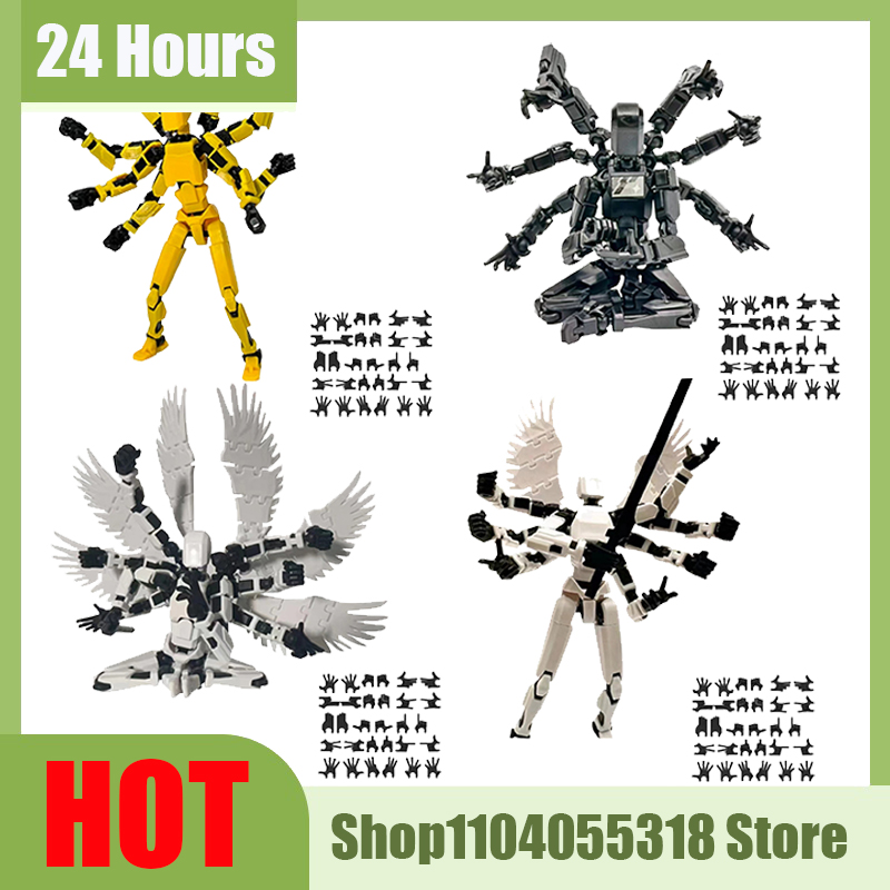 روبوت متحرك متعدد المفاصل مع 8 - مراجعة 3D Printing Action Figure وسعره