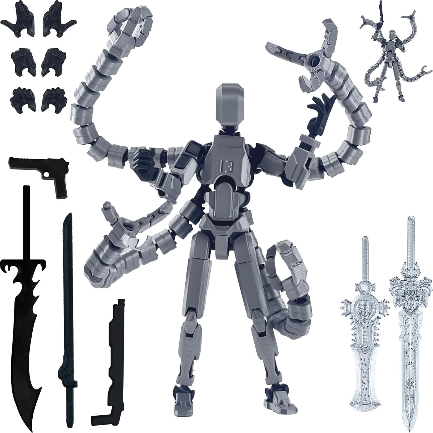 مجسم شخصية T13 مطبوع ثلاثي الأ - مراجعة 3D Printing Action Figure وسعره
