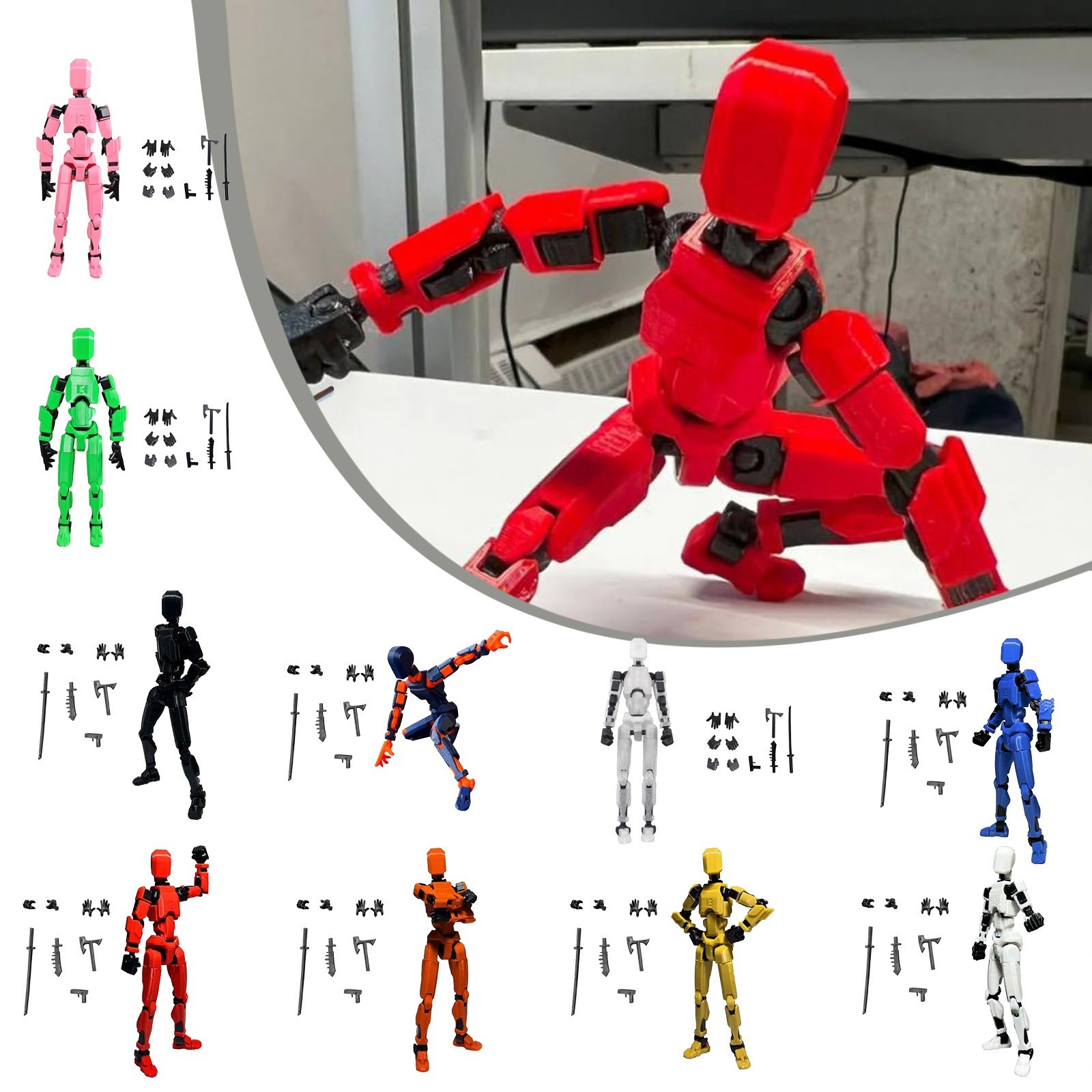 تيتان 13 مع أجنحة الشكل اللعب  - مراجعة 3D Printing Action Figure وسعره