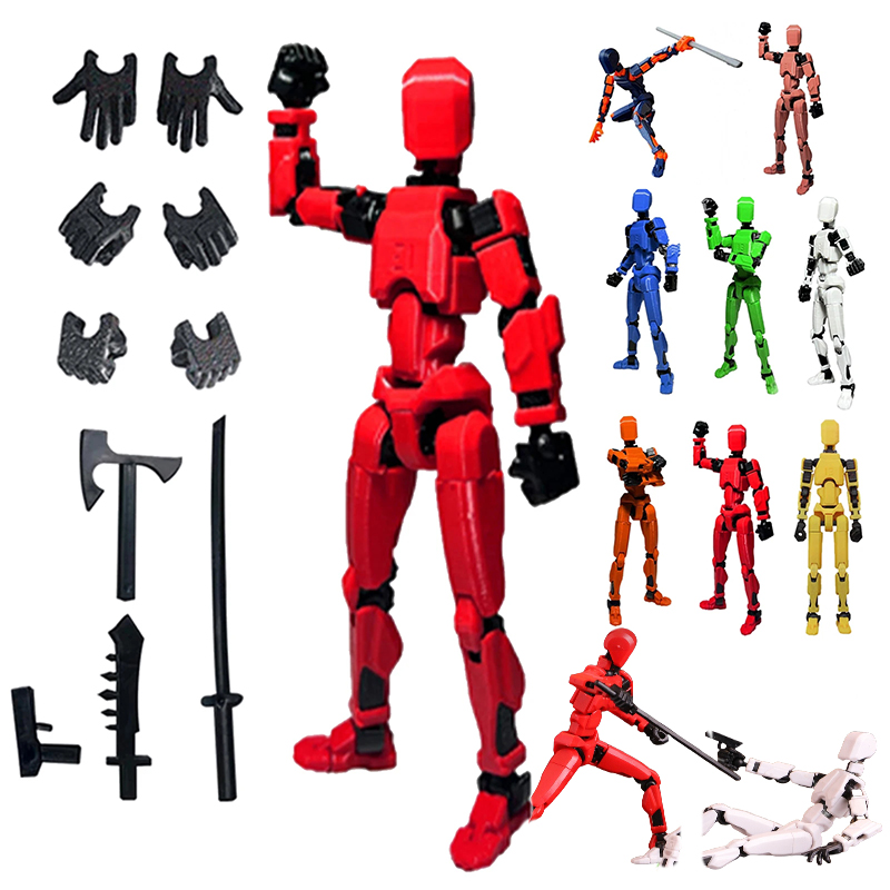 دمية متحركة بـ 13 مفصلًا قابلة - مراجعة 3D Printing Action Figure وسعره