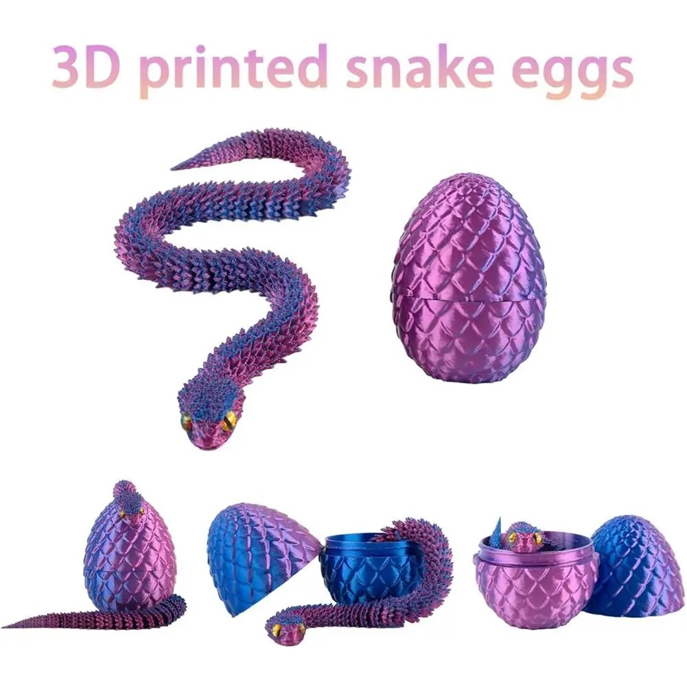 بيضة تنين ثعبانية ثلاثية الأبع - مراجعة 3D Printing Dragon وسعره
