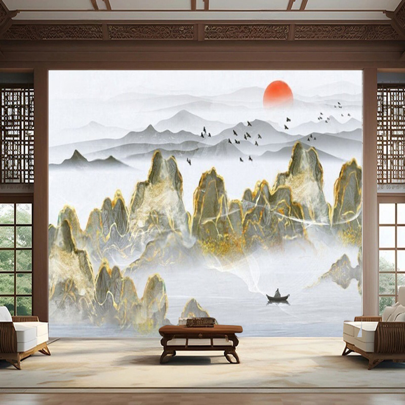 لوحة جدارية فنية صينية الطراز  - مراجعة 3D Printing Room وسعره