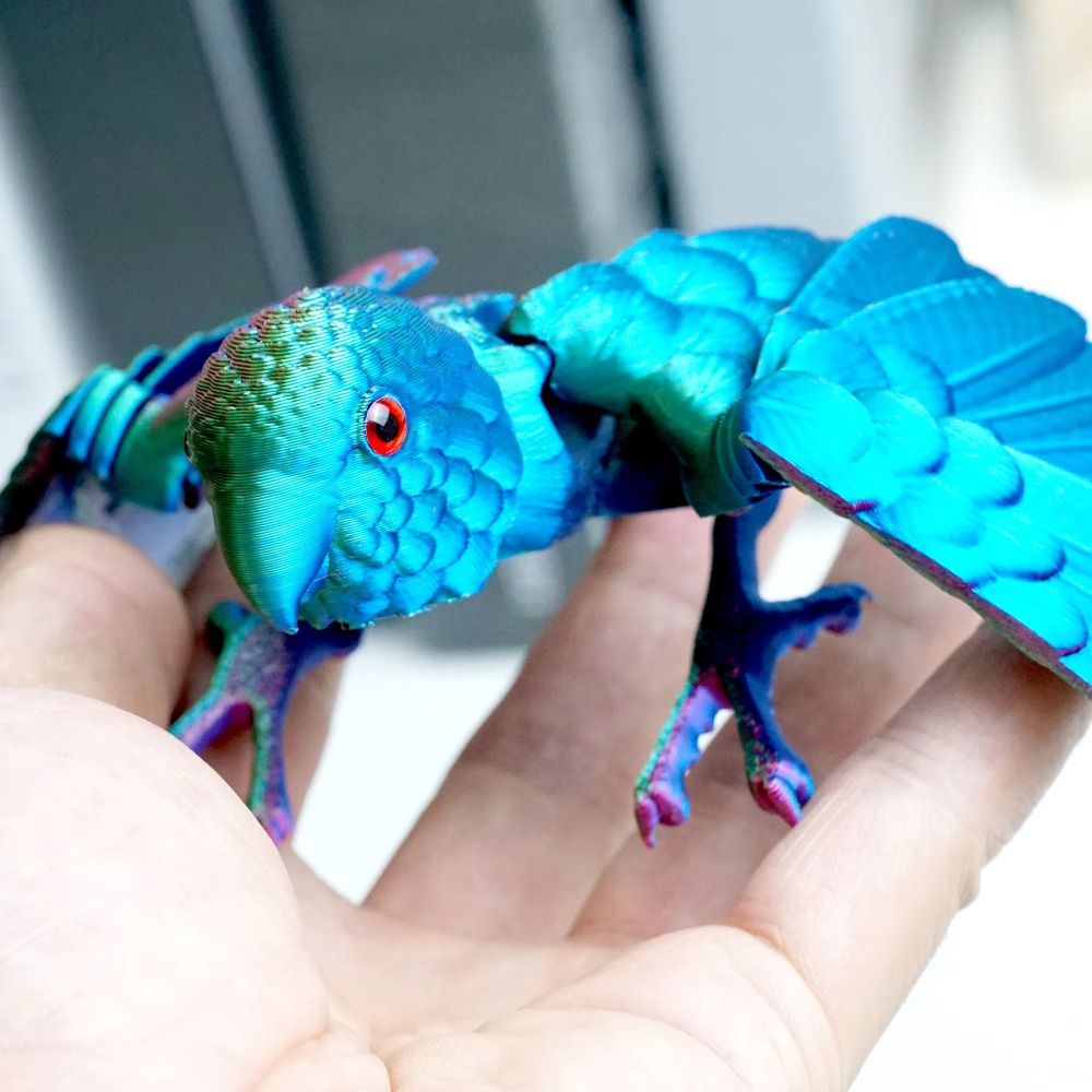 محاكاة العين 3D المطبوعة الببغ - مراجعة 3D Printing Yourself وسعره