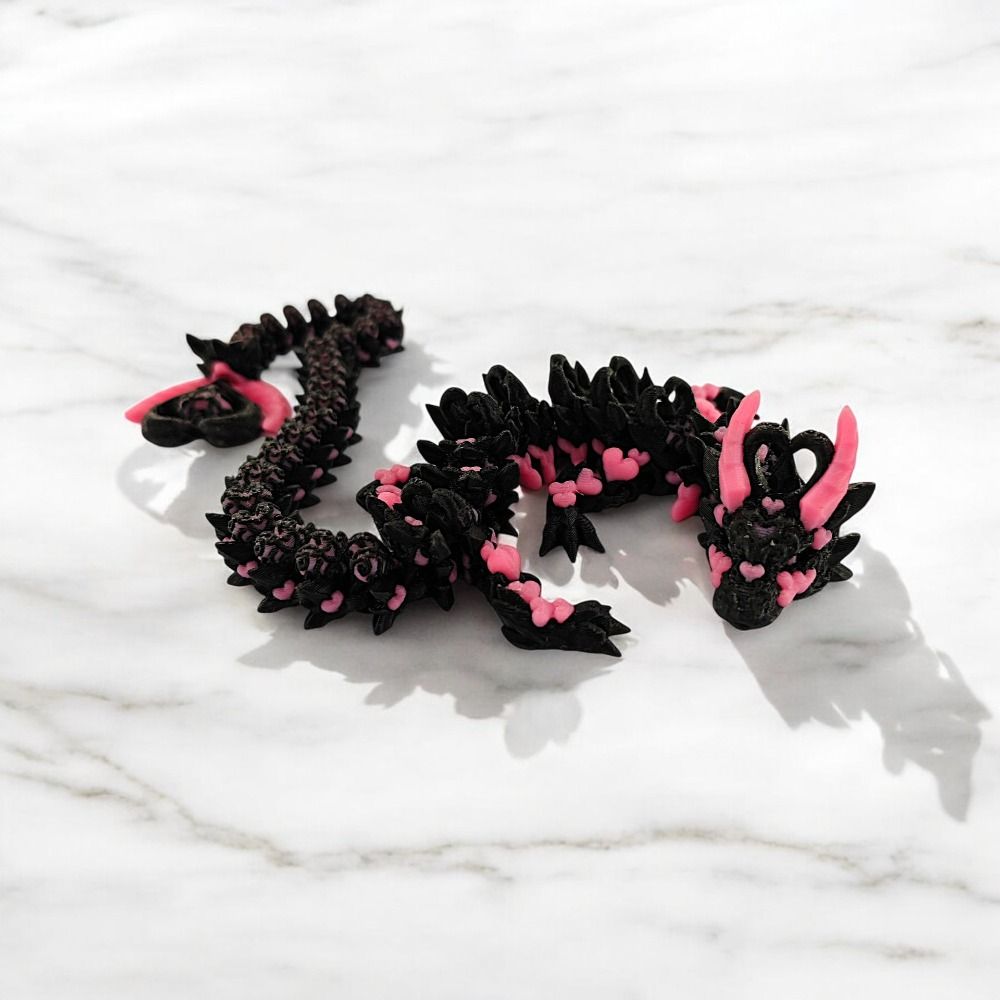 تنين محاكي للعين مطبوع بتقنية  - مراجعة 3D Printing Dragon وسعره