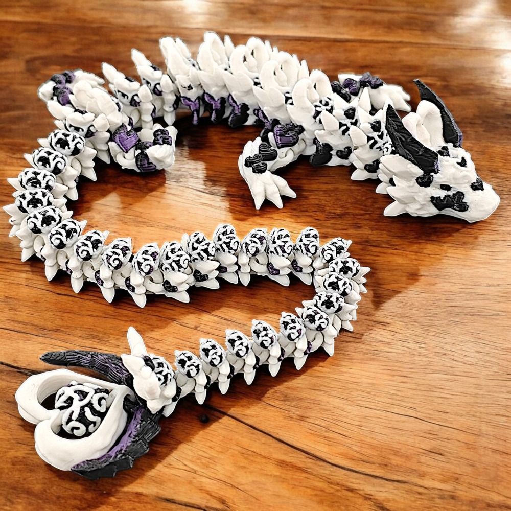 تنين محاكي للعين مطبوع بتقنية  - مراجعة 3D Printing Dragon وسعره