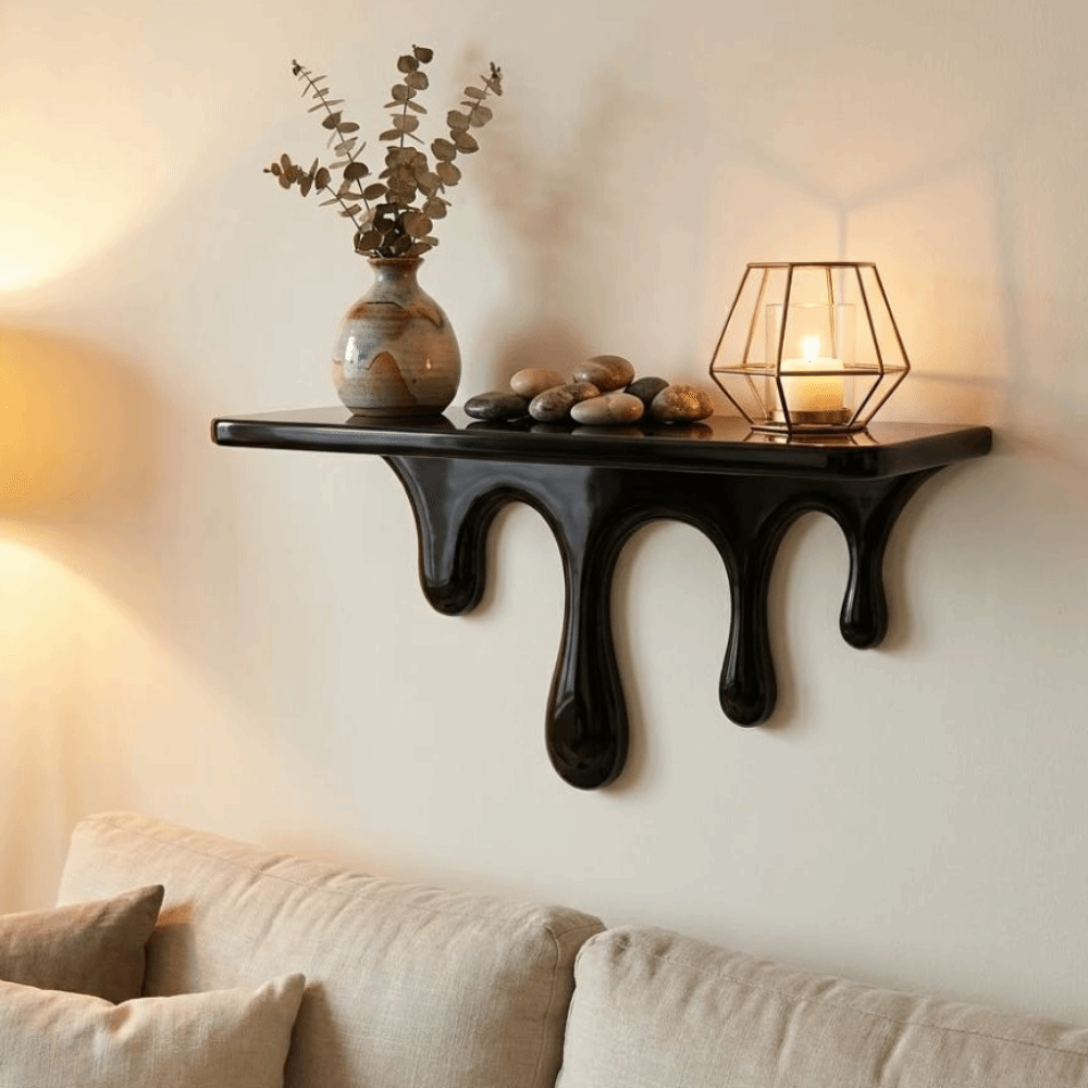 رف جداري كلاسيكي بتصميم ثلاثي  - مراجعة 3D Printing Room وسعره