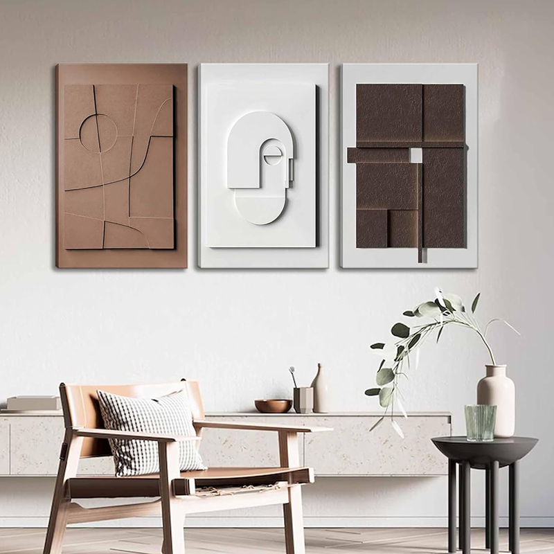 لوحة فنية جدارية هندسية ثلاثية - مراجعة 3D Printing Room وسعره